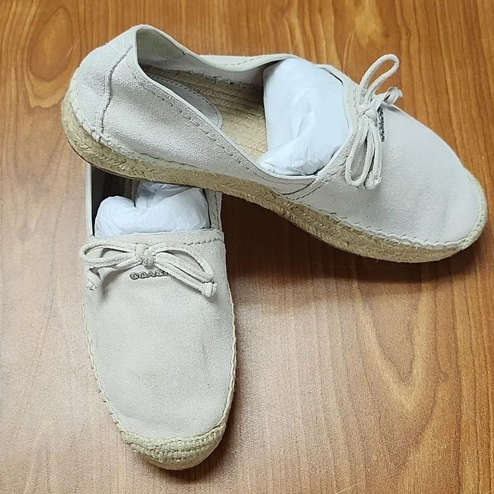 Coach platform espadrilles